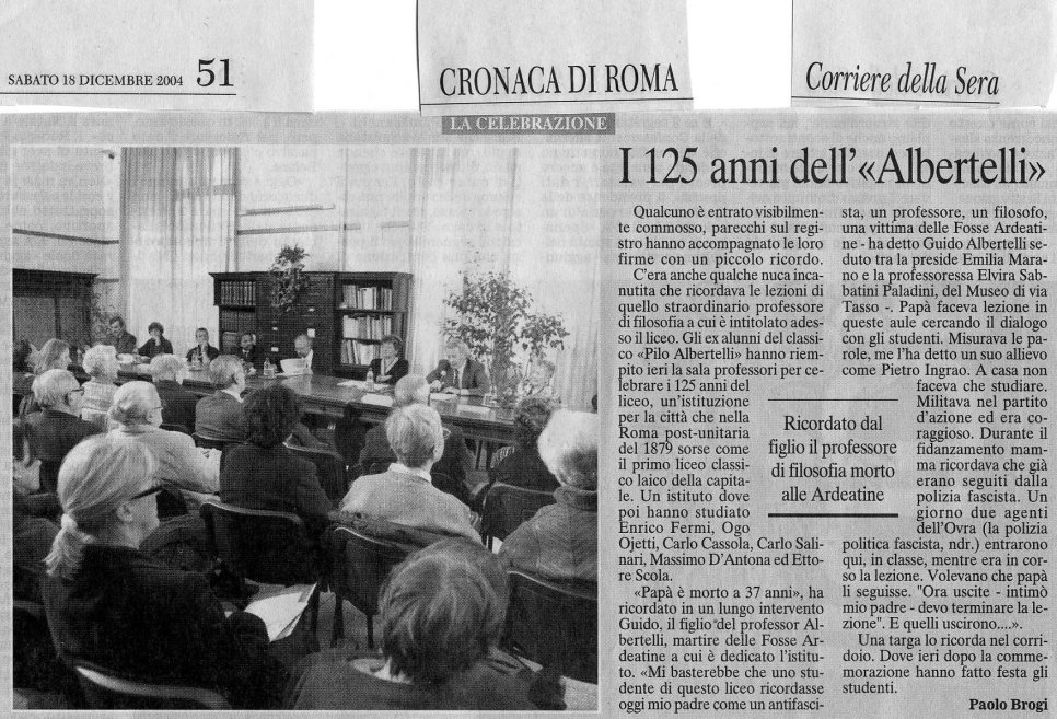 2004: siamo sul Corriere della Sera !!