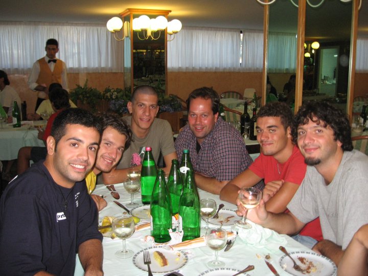 Da sinistra: Mario, Daniele, Dario, Marco, Stefano e Andrea