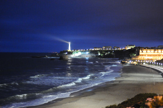 La spiaggia di Biarritz