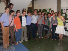 luglio 2008: con gli amici dell'Universit