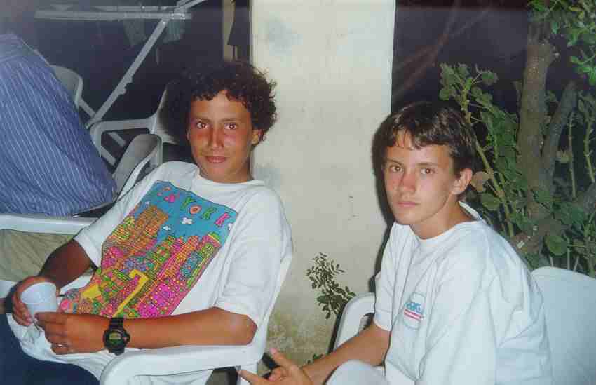 1999: con mio cugino Paolo