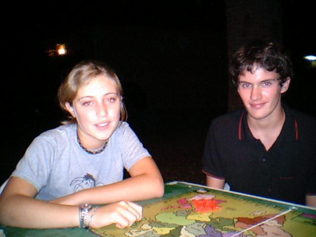 2003: con la cugina Carlotta