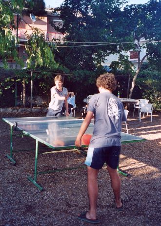 2002: finale di ping-pong con Paolo