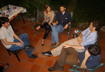 giugno 2010: festa di laurea a Roma con amici e cugini