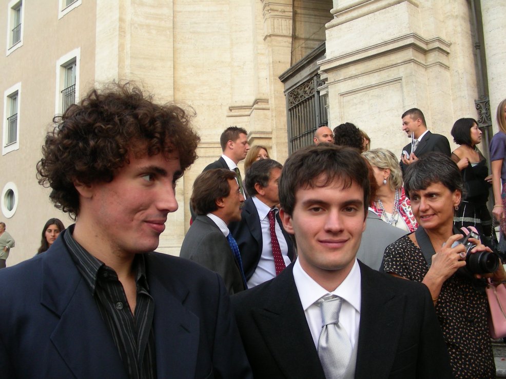 ottobre 2006: con mio cugino Paolo