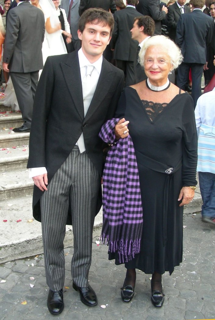 ottobre 2006: con nonna Laura