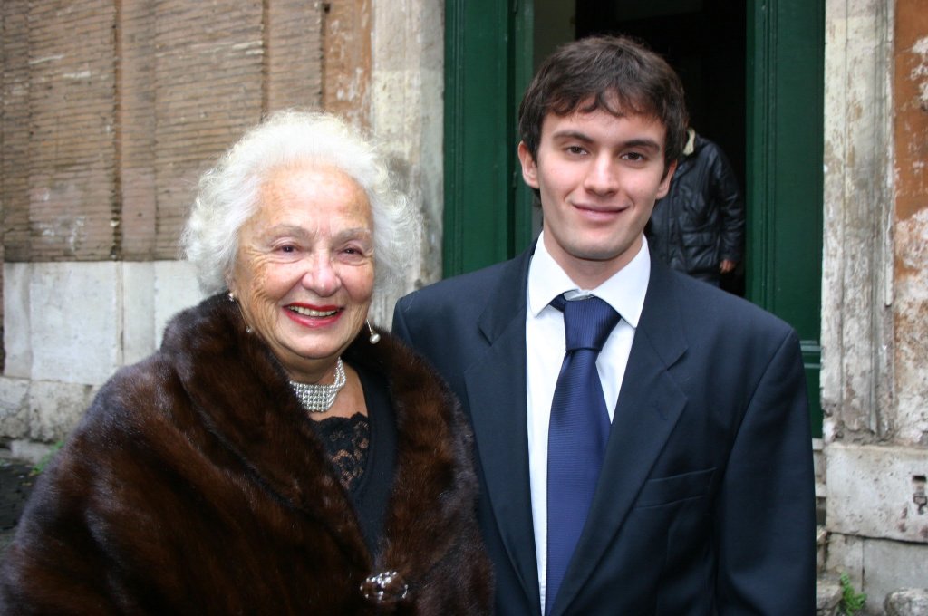 novembre 2006: con nonna Laura