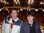 al palasport di Milano con mio cugino Paolo (novembre 2007)