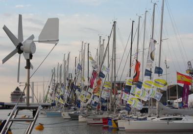 pronti alla partenza nel bacino di Saint Nazaire