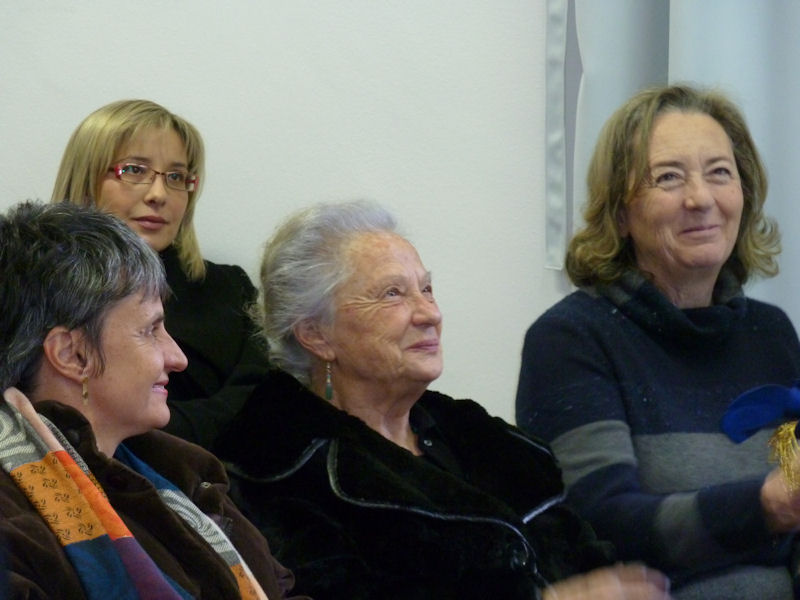 da sinistra: Maria Teresa Serafini, Laura Serafini e Maria Teresa Ruta