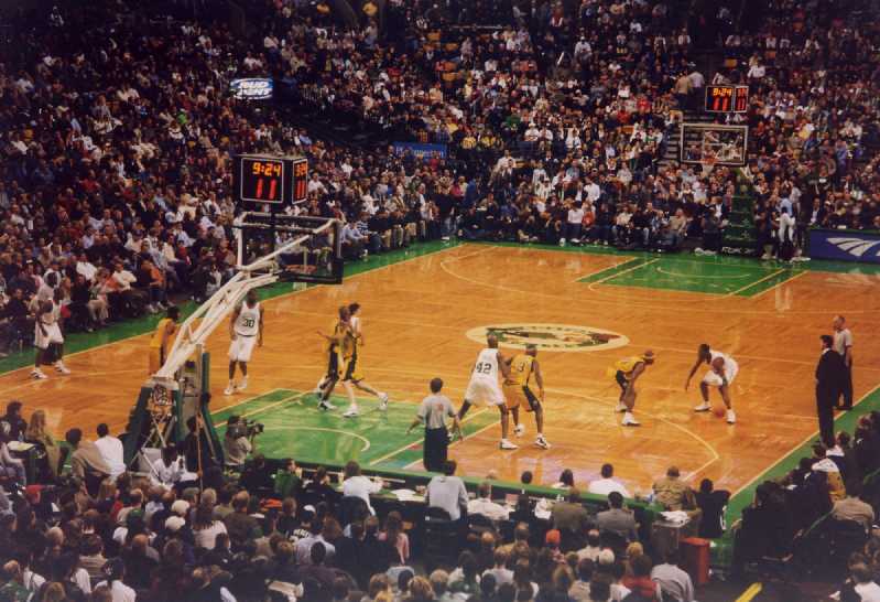 2003-2004: partita NBA a Boston